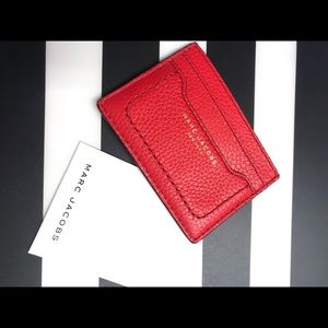 Marc Jacobs genuine leather card holder